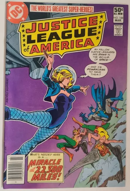 Justice League of America #188 Comic Book NM