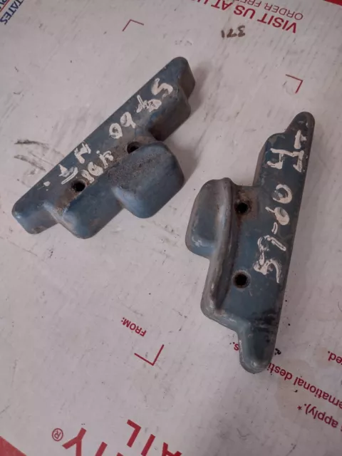 1959 1960 Chevy Impala 4 Door Hardtop B Pillar Metal Cap Mouldings Nice Pair