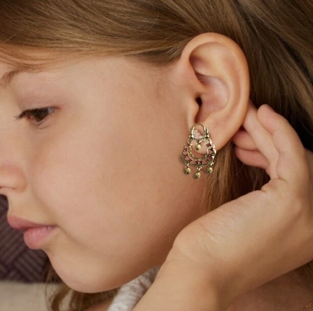 Créole savoyard boucles d'oreilles Enfant Tarentaise rasantine nº 340
