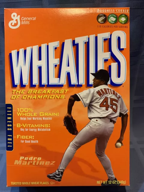 Wheaties Cereal Box - Pedro Martinez - 2005 Sealed - EXCELLENT CONDITION!