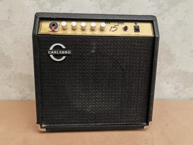 Carlsbro Kickstart Bass 15 Watt Guitar Practice Amp Amplifier - Black
