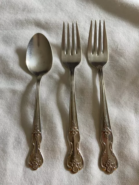 Vintage Roger's & Bro 2 Forks and 1 Tea Spoon