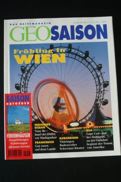 GEO-Saison Nr.03/März 1995 Wien Indischer Ozean USA