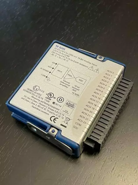One National Instruments Ni 9205 32 Ch 16 Bit Ingresso Analogico Usato