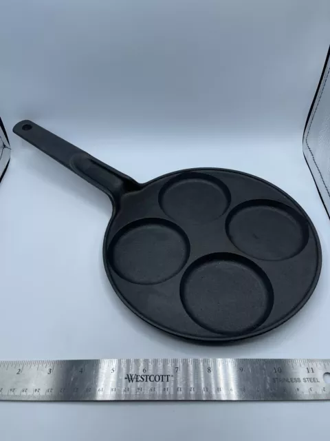 WÄRTSILÄ cast iron Egg pancake plett skillet pan plette WARTSILA 4 Rounds