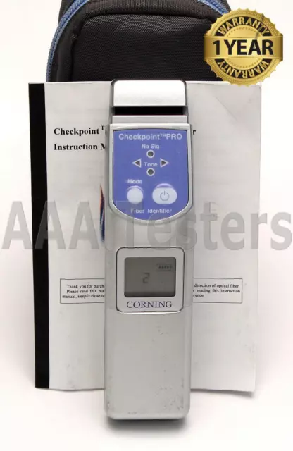 Corning CheckPoint Pro Optical Fiber Identifier Check Point