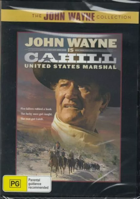 Cahill United States Marshal DVD John Wayne New Sealed Australia