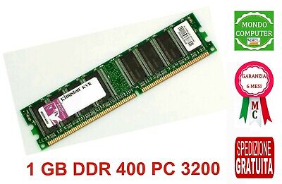 Kingston KVR400X72C3A/1G Kingston PC3200 1GB Dimm MHZ DDR 2.6V SD RAM Neuf 