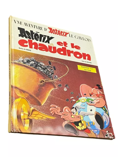 Ancien Vintage Livre Bd Astérix Et Le Chaudron Eo 1969