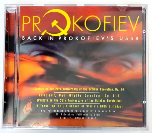 Prokofiev: Back in Prokofiev's USSR CD (1998, Beaux 38 / Mazur Media)
