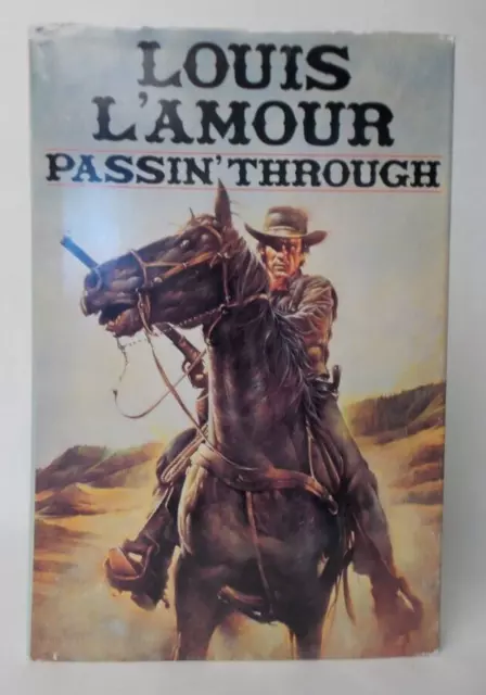 Louis L'Amour Passin' Through HC 1st Edition G. K. Hall Large Print 1985 EUC