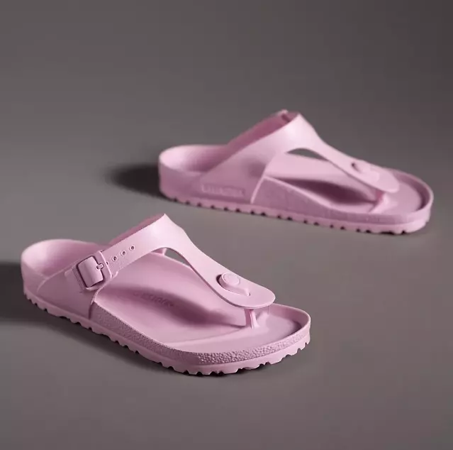 Birkenstock Women Sandals, Gizeh EVA Sandals, Fondant Pink - NEW