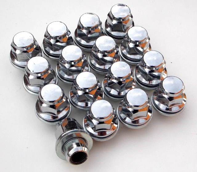 16 X WHEEL Nuts Fit Jaguar S Type X Type XF XJ (X350/X351/X358) XK XKR