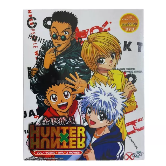 Dvd Hunter X Hunter 2011 Remake Série Completa + Filmes