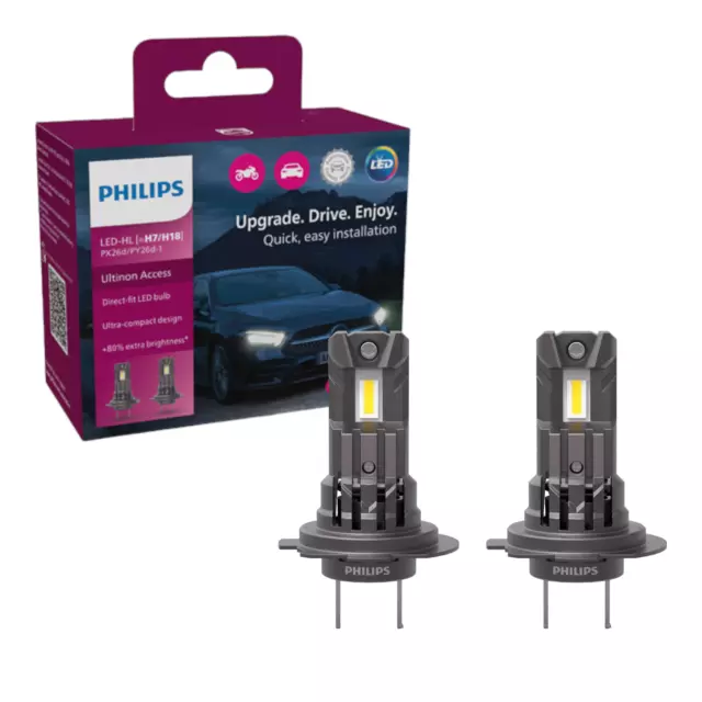 Philips Ampoules Voiture LED H7 H18 Philips Ultinon Access 6000K 12V