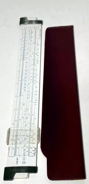 Vintage Slide Rule~ KEUFFEL & ESSER CO~ Model KE 68 1892 ~K-12 Prep~retro cool!