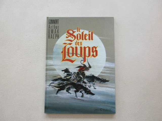 SOLEIL DES LOUPS T1 Be/Tbe Page De Garde Rouge Edition Originale 1987