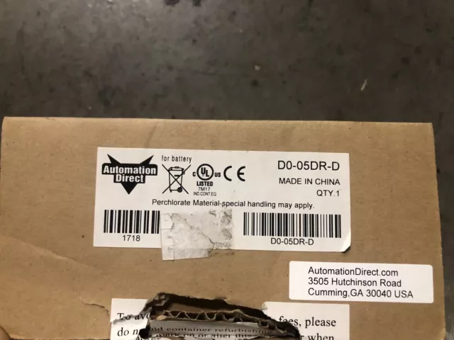 Automation Direct Koyo Direct Logic 05 Module D0-05Dr-D