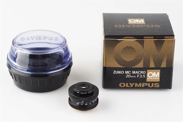 Olympus OM 3.5/20mm Zuiko MC Macro w. Box f. Bellows #202305 (1679761249)