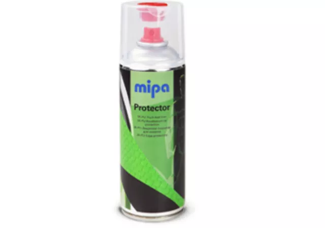 Mipa Protettore Spray Nero Opaco 2K 400 ML Incl. Indurente Car Bra