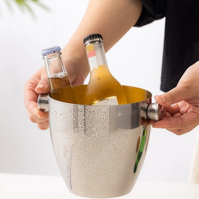 Pique à Glace En Bois Et Acier Inoxydable - Outil Dégivrage Portable Pour Réfrigérateur Et Cocktails