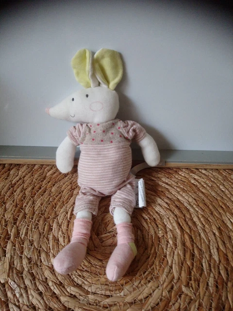 Peluche doudou souris Les petits dodo Moulin Roty