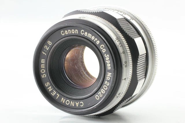 Zebra [Near MINT]  Canon 50mm f2.8 Lens for LTM L39 Leica Screw Mount From JAPAN