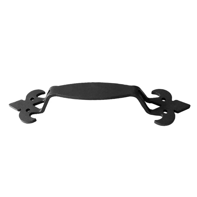 Heavy Duty Sliding Barn Door Handle Cast Iron Pull Gate Cabinet Matte 3
