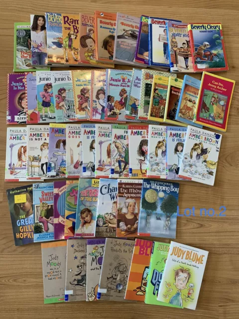 HUGE LOT 50 Kids Judy Moody BLUME Junie Jones AMBER BROWN Cleary RAMONA +More #2