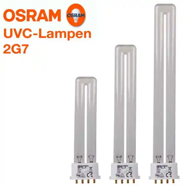 OSRAM PURITEC HNS S/E 2G7 UVC Ersatzlampe Koi Teich Filter Brenner