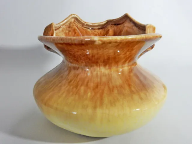 Superb Retro Art Deco Pates Australian Pottery Large Jug Vase Pot Rare Shape 2
