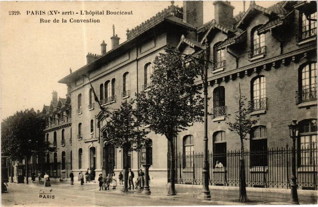 CPA PARIS 15e Hopital Boucicaut. Rue de la Convention, F. Fleury (303684)