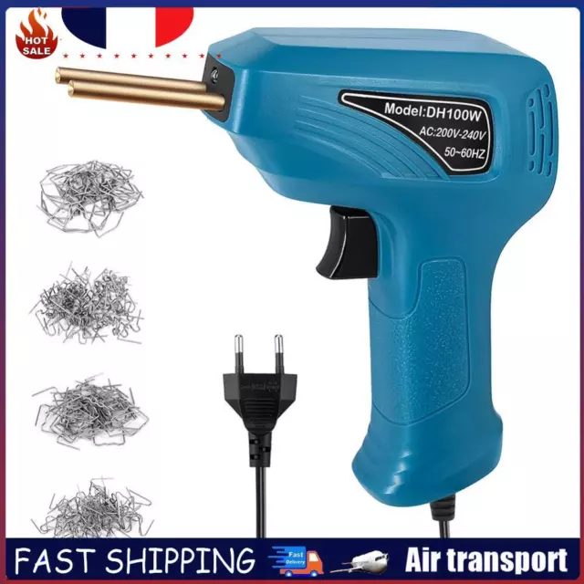 100W Heat Gun 110/220V Plastic Welder Gun for Most Plastic Repair (EU) FR