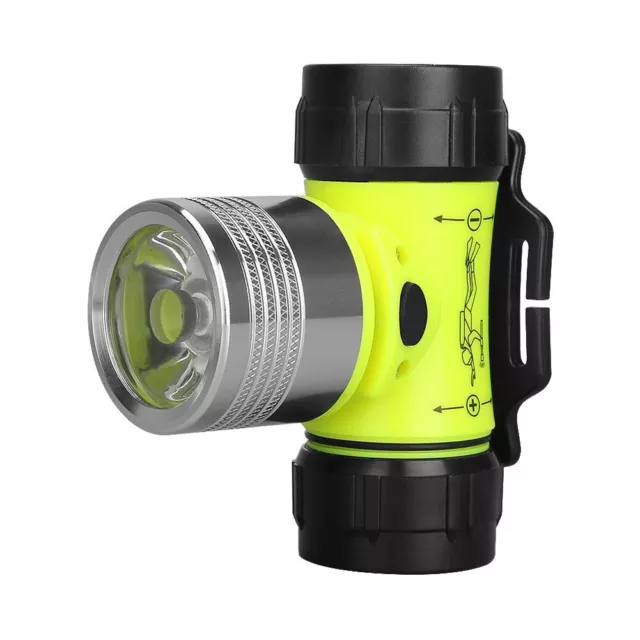 Underwater Diving Headlamp Rechargeable LED Scuba Torch for Deep Sea Adventures 3