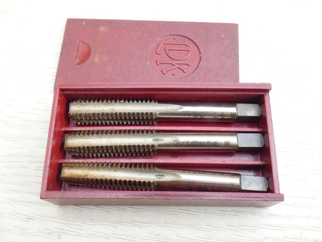 Jeu de taraud à main M3 à M12 Volkel - Forets metaux Milwaukee/Taraud
