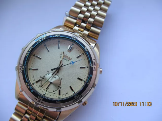 PULSAR BY SEIKO World Time PZ4051X1 Stainless Steel Digital