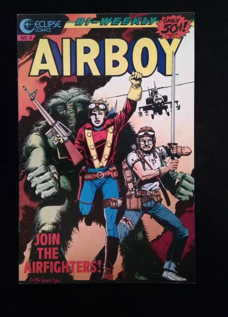 Airboy #4  ECLIPSE Comics 1986 VF+