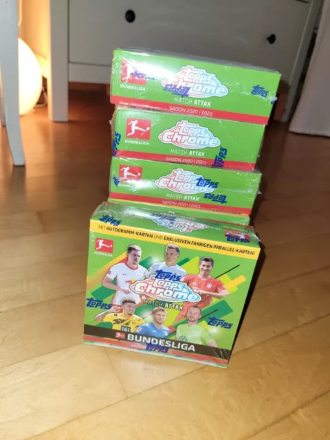 2020-21 Topps Chrome Bundesligs Match Attax Box