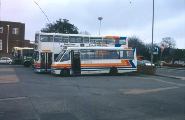 Original Bus Colour Slide,Stagecoach Southdown Minibus,Leyland Olympian,Havant.