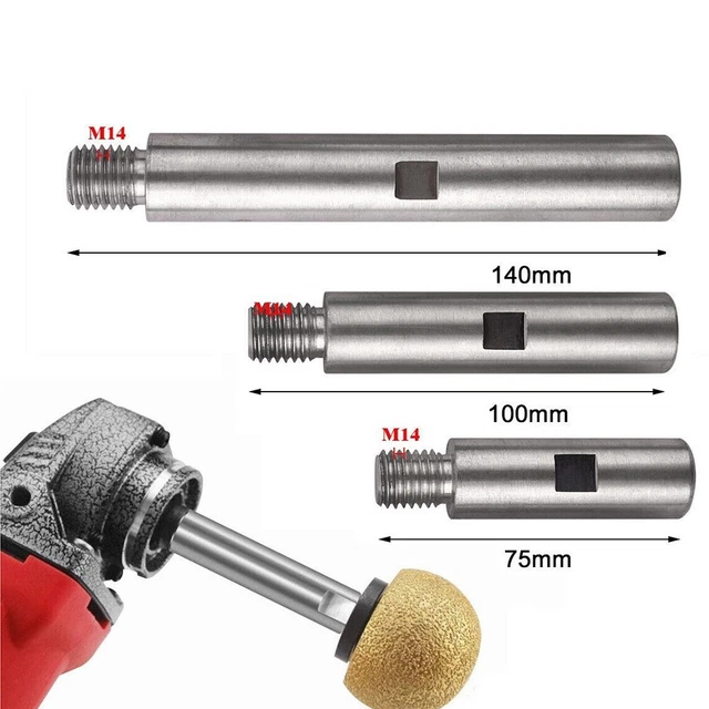Adaptateur M14 Pour Meuleuse D’angle – Rouleau De Satin En Acier Inox, Pour Disques De Coupe Et Ponçage