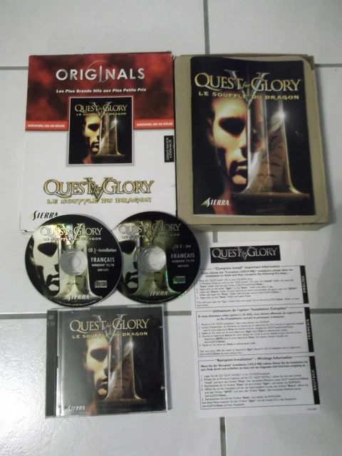 QUEST FOR GLORY V (5) Le Souffle Du Dragon - PC - FR EUR 9,90 - FR