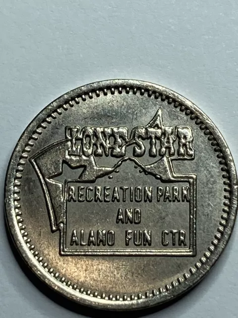 LONE STAR FAMILY RECREATION AND ALAMO FUN CENTER ARCADE TOKEN STAFFORD TEXAS rm1