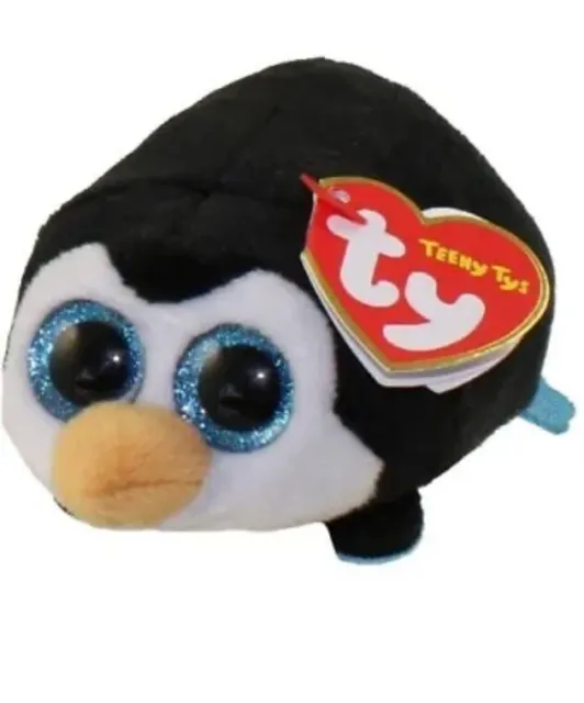 Teeny Ty Stackables- POCKET THE PENGUIN 4" PLUSH MWMT