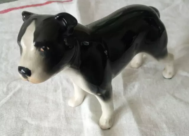 Used Staffordshire Staffy Bull Terrier Ornament Figurine