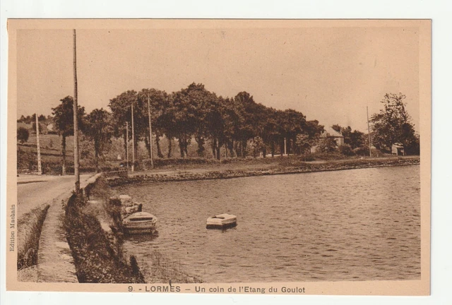 LORMES - Nievre - CPA 58 - un coin de l' Etang du Goulot