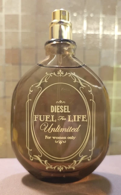 USED ONCE Diesel Fuel Life Unlimited 75ml EDP without box and