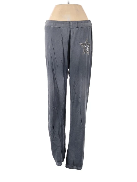 Lauren Moshi Women Gray Casual Pants S