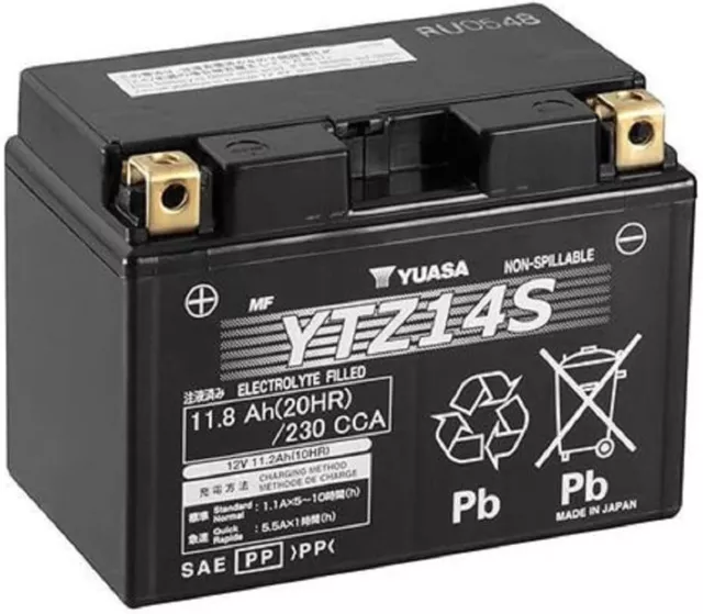 Batteria moto Yuasa YTZ14S per YAMAHA FZS1000 FZ1 1000 -2015