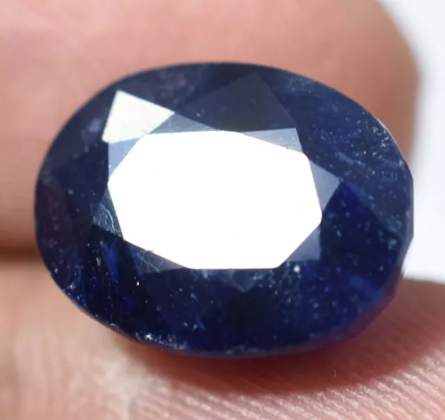 10.20 CT Natürlich Ceylon Blau Saphir Ggl Zertifiziert Behandelt Edelstein