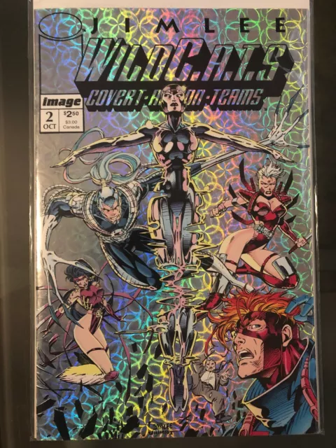 Wildcats Covert Action Teams #2 Jim Lee Prism Variant Image NM+ 1992